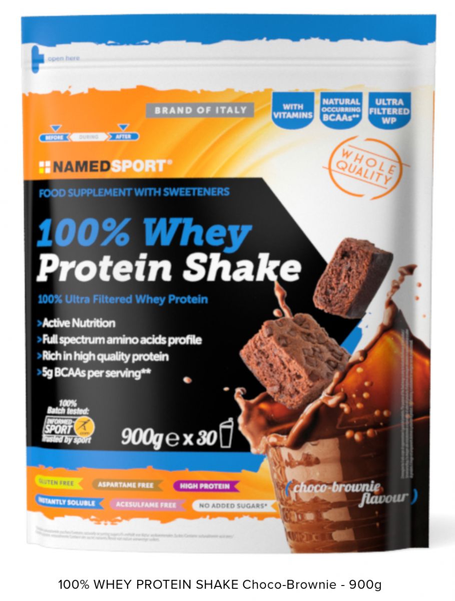 100% Whey Protein Shake Named Sport Named Sport 100% Whey Protein Shake