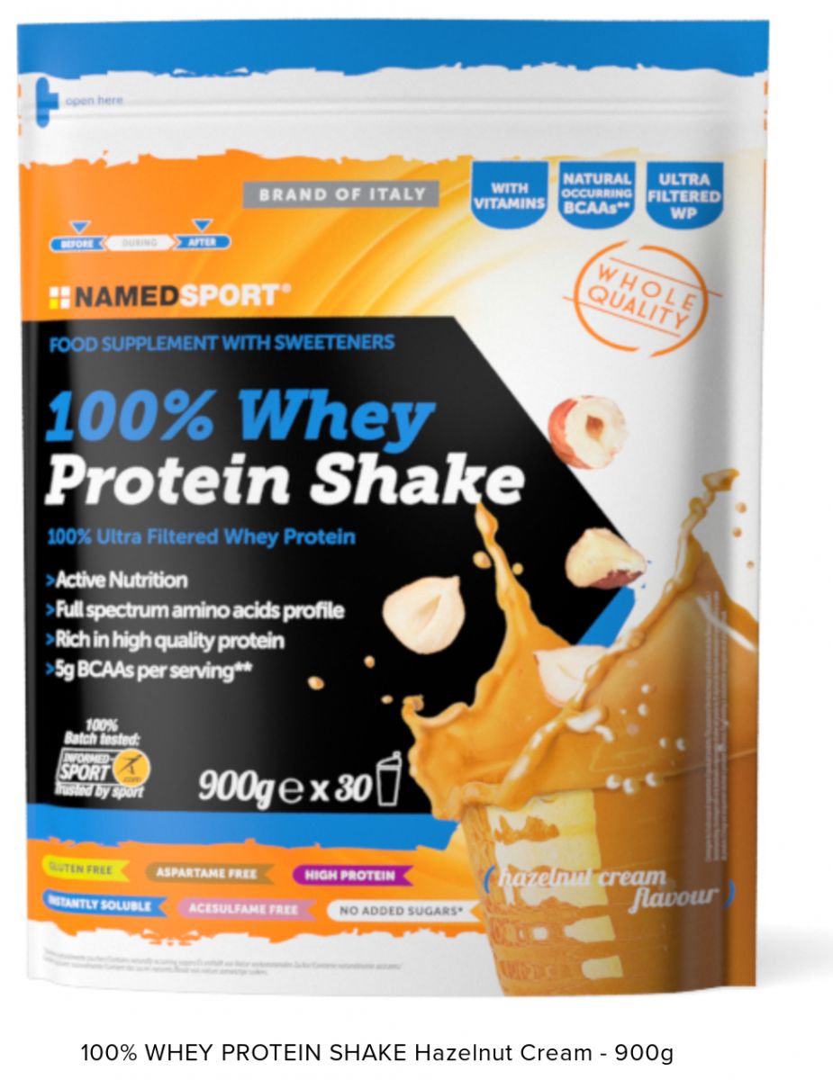 100% Whey Protein Shake Named Sport