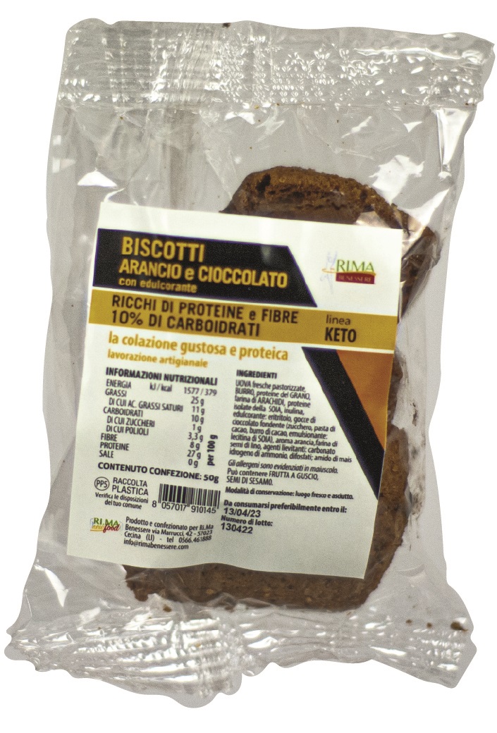Biscotti arancia e cioccolato Ri.Ma.Benessere