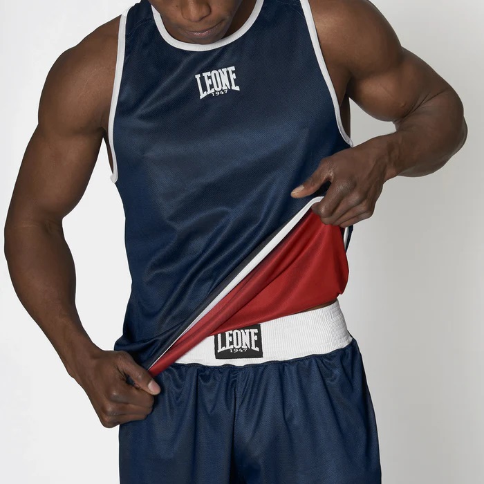CANOTTA BOXE DOUBLE AB214 Leone Leone CANOTTA BOXE DOUBLE AB214