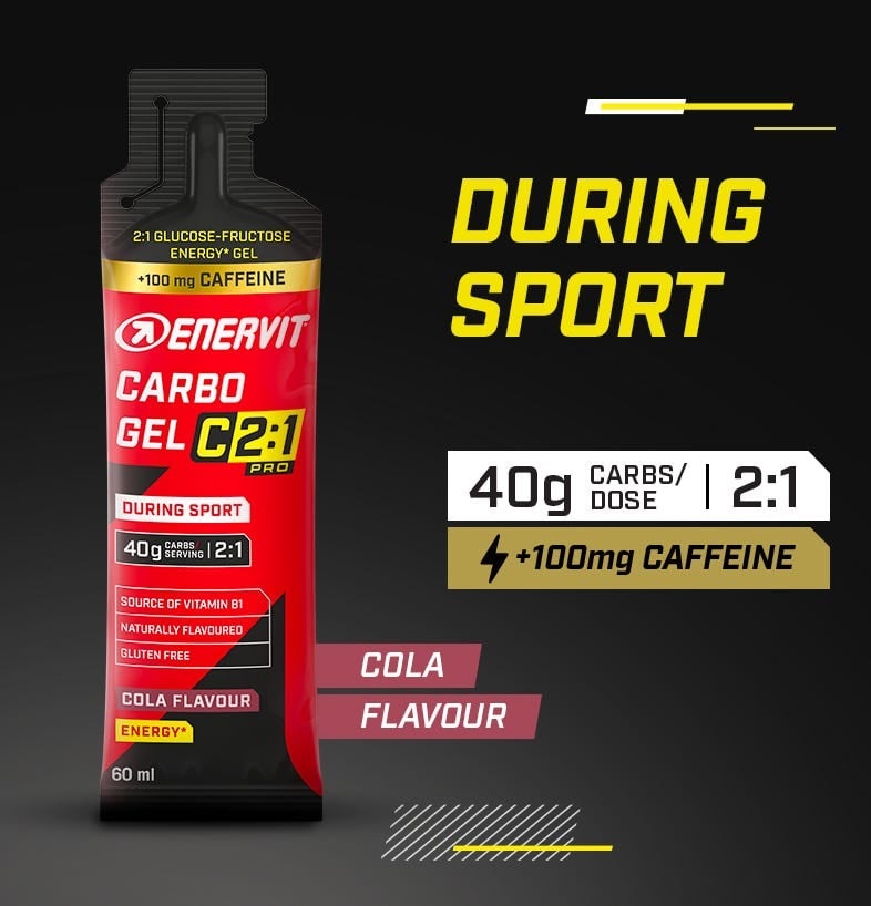 Carbo Gel C2:1PRO Cola con caffeina