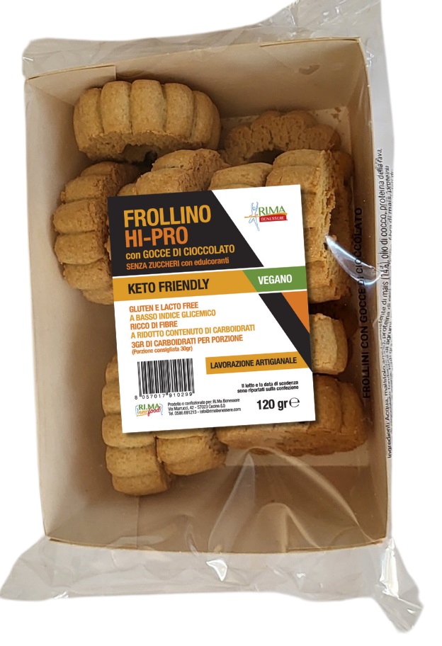 Ri.Ma.Benessere Frollino Hi-Pro con gocce di cioccolato