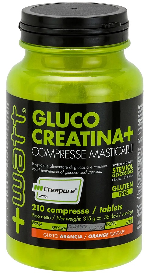 Glucocreatina compresse masticabili +Watt +Watt Glucocreatina compresse masticabili