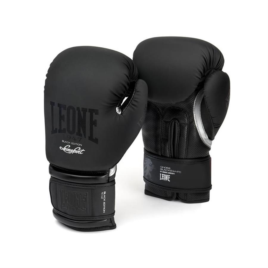 Guanti Boxe Black and White GN059 Leone Leone Guanti Boxe Black and White GN059