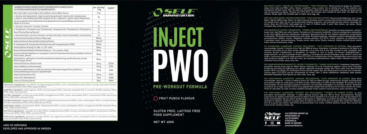Inject pwo con caffeina