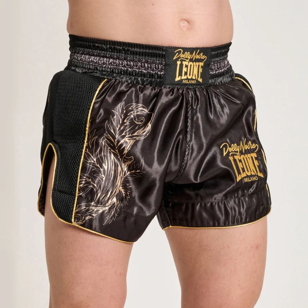 Leone PANTA KICK THAI LEONExDOLLY NOIRE AB02DN