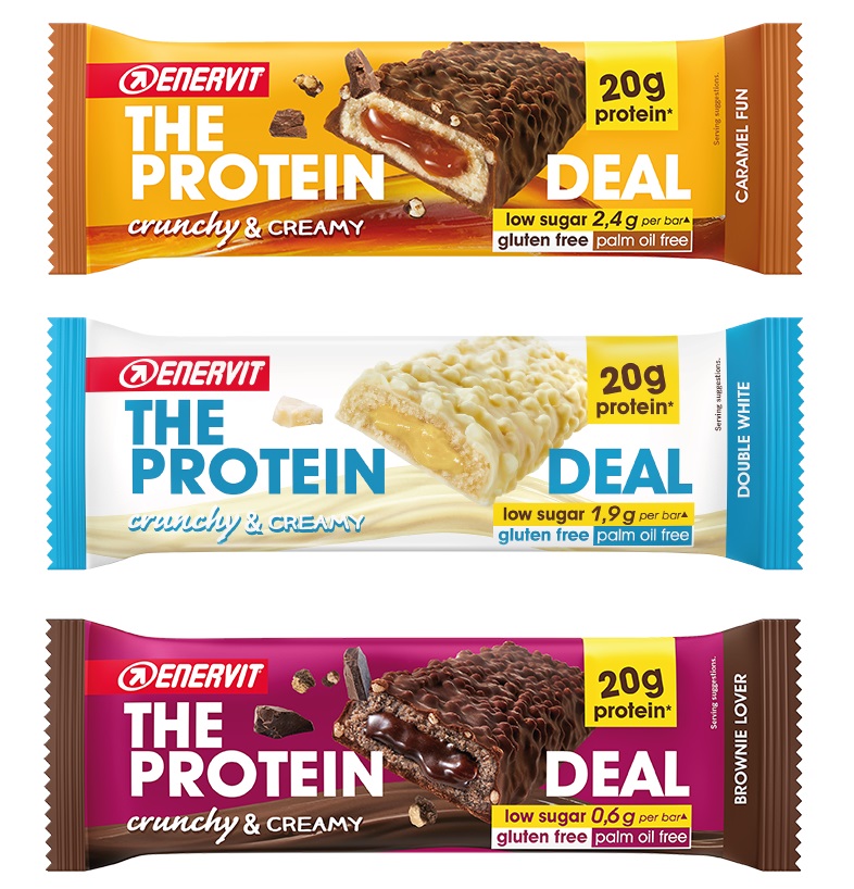 Enervit THE PROTEIN DEAL Crunchy e Creamy