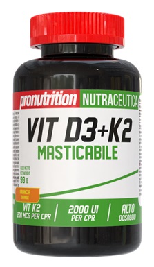 VITAMINA D3 + K2 Masticabile Pronutrition Pronutrition VITAMINA D3 + K2 Masticabile