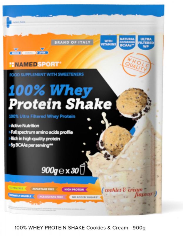 100% Whey Protein Shake Named Sport