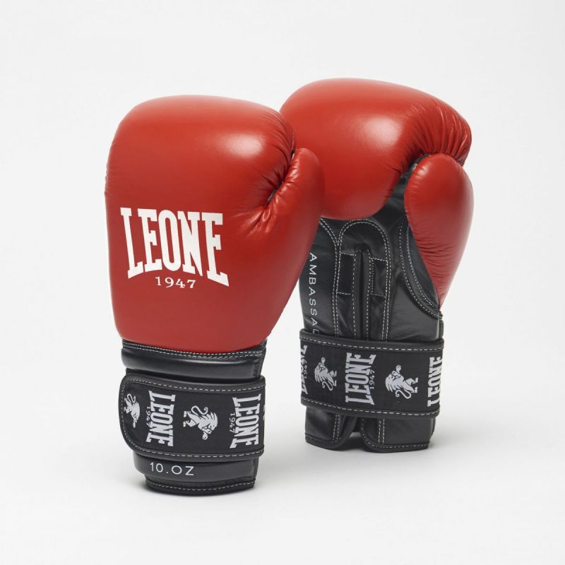 GUANTI BOXE AMBASSADOR GN207 Leone