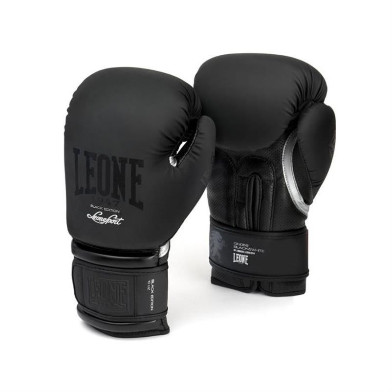 Leone Guanti Boxe Black and White GN059