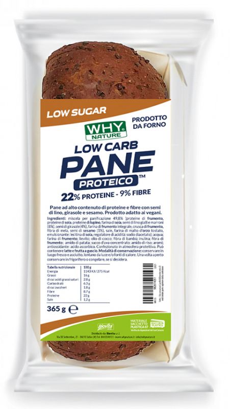 Why Nature Low Carb Pane Proteico