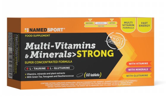 MULTI VITAMINS e MINERALS STRONG Named Sport