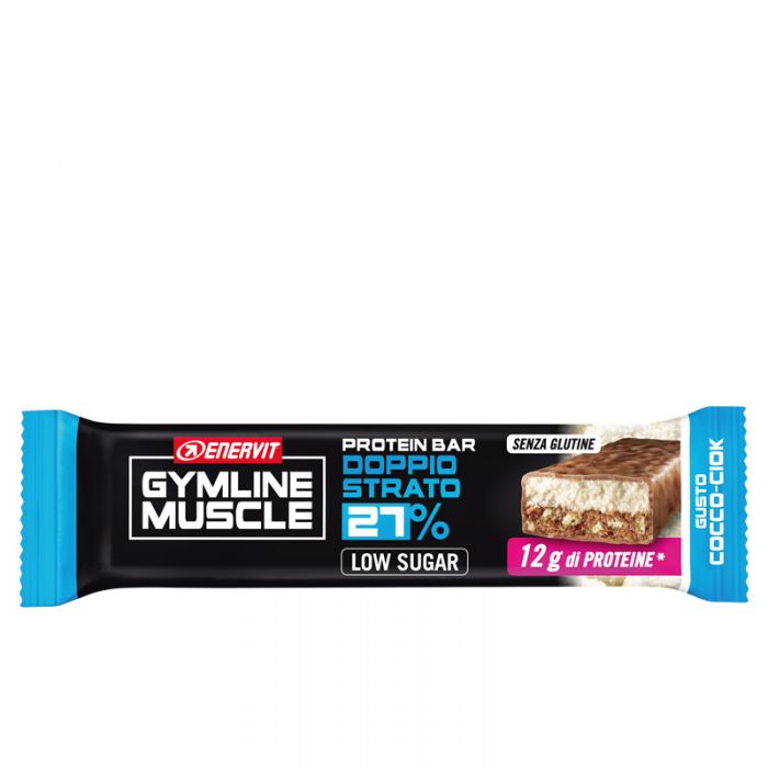 PROTEIN BAR 27% DOPPIO STRATO LOW SUGAR Enervit Gymline