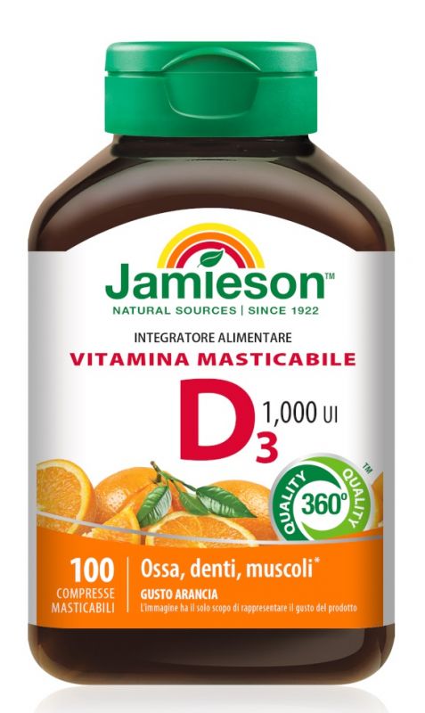 Jamieson Vitamina D3 masticabile