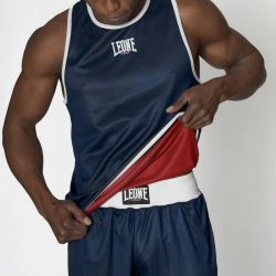 CANOTTA BOXE DOUBLE AB214 Leone