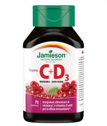 Vitamina C+D3 masticabile Ciliegia Jamieson