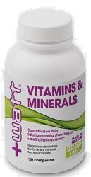 Vitamins and Minerals +Watt